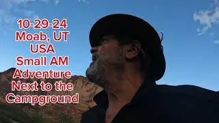 29OC24 Hiking: No-Name Trail, Goose Island BLM, Moab, UT
