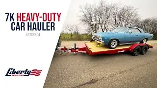 LC7K83C4 | 7K Heavy-Duty Car Hauler by Liberty Trailers