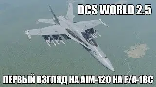 DCS World 2.5 | F/A-18C | Первый взгляд на ракеты AIM-120