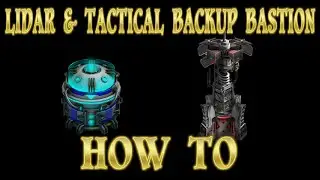 War Commander: Lidar & Tactical Backup Bastion Help.