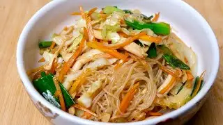 Most delicious glass noodles recipe, It&rsquo;s super delicious, savory, aromatic, and packed with flavor!