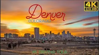 Denver, Colorado 4K Driving Tour At Sunrise