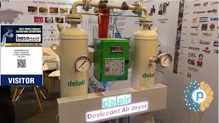Desiccant Air Dryer Working Principle | Best Manufacturer #Delair Desiccant Dryer | #INDUS-tech Expo