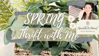 AWESOME THRIFT STORE HOME DECOR FINDS 2022//SPRING 2022 THRIFT WITH ME//THRIFTED HOME DECOR HAUL