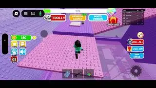Playing Candy tower in roblox🩷💜