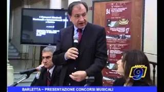 Barletta | Presentazione concorsi musicali