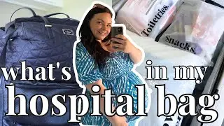 MY HOSPITAL BAG - What I'm packing for labour & birth of my 2nd baby! Organised hospital bag UK 2023