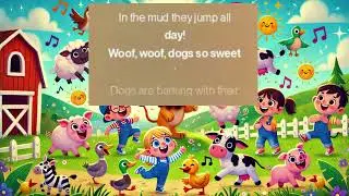 Animal Song | Roar, Baa, Quack, Oink & Moo! #KidsSongs #AnimalSongs #NurseryRhymes