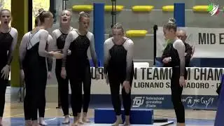 GBR Portsmouth Trampet 14 650 Junior Women TeamGym Mid Europeans 2025