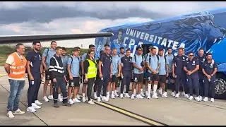U Craiova a aterizat pe Aeroportul Arad pentru meciul cu UTA din prima etapă a SuperLigii