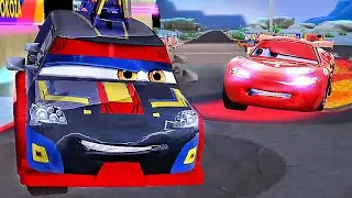Cars 2: Yokoza Mecha Mod - Fast as McQueen GamePlay