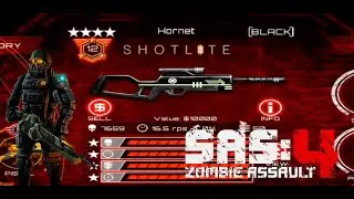 SAS:4 DEMOSTRACION HORNET [BLACK] 50% FULL MAXIMIZADA, 12/4  SAS ZOMBIE ASSAULTL 4 #GAMEPLAY
