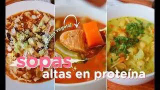 SOPAS altas en PROTEÍNA VEGETAL | deli, fit y fáciles