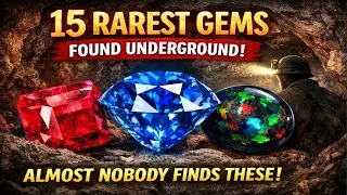 15 Rarest Gems Ever Found Underground  Stones So Rare Most Miners Never See Them