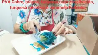 DIY EFEITO MARMORIZADO NO MDF COM ROLINHO !!!
