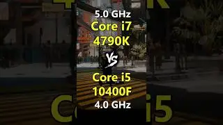 i7 4790k vs i5 10400f Test in Games
