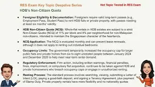Сдайте экзамен RES на отлично &mdash; объяснение квоты для неграждан HDB