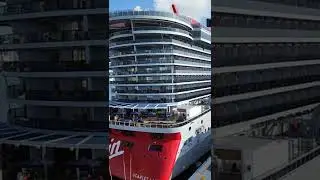 The cruise ship from Miami with no kids, Virgin Voyages' adults only Scarlet Lady.
