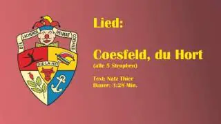 Lied: Coesfeld, Du Hort (alle Strophen)