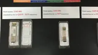 Optical transceiver packaging plastic box with printing insert card (www.sfppack.com)