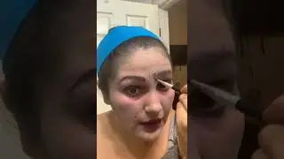 Perry Players Addams Family Makeup Tutorial - Cave Woman