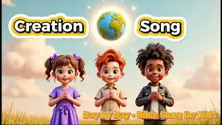 God Made the World! 🌍✨ Creation Song for Kids (7 Days of Creation) | HolyTunesKids