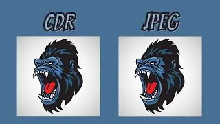 Convert JPEG into CDR in few clicks||Corel draw||the ajma