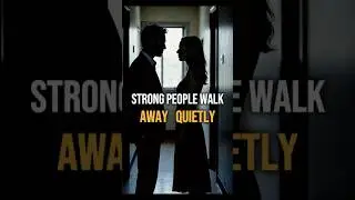 Strong People Walk Away Quietly |  #lovestatus #motivation #heartbreakquotes  #shorts