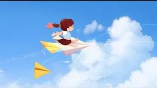 Paper Airplanes - Original Song (Lyrics Video) | Flying Free | MUSIC-SHAI