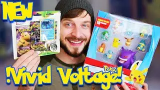*OPENING OUR FIRST VIVID VOLTAGE BLISTER!* AND a Pokemon Battle Figures 10 Toy Box!