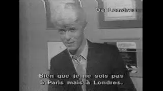 1983 David Bowie Receives Award for Let's Dance   Disco d'or awards French TV