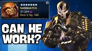 I TRIED SASQUATCH IN CROSSBONES COLISEUM - MCOC