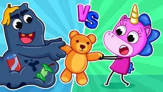 Messy Room Monster Attack! 😱 | Clean Up Time! | Educational Kids Cartoon | Teeny Mimi