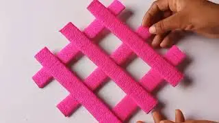 Easy woolen wall hanging craft/Woolen design/Woolen toran/Woolen craft ideas/Woolen wall toran/Wool