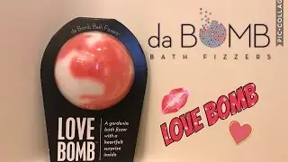 Da Bomb Bath Fizzers- Love Bomb | Review & Demo