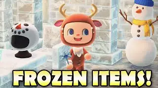 ❄ All FROZEN ITEMS & How To Get Them EASY in Animal Crossing New Horizons