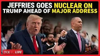 LIVE | Hakeem Jeffries Goes Nuclear Before Trump's Economic Forum Speech; 'Trump Will...'