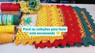 🎯 ESSAS COMBINAÇÕES FORAM VENDIDAS DUAS VEZES 💰 #vlogdecroche #tapetechamariz