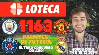 LOTECA 1163 - PALPITES DE FUTEBOL - ÚLTIMO CONCURSO DE 2024!