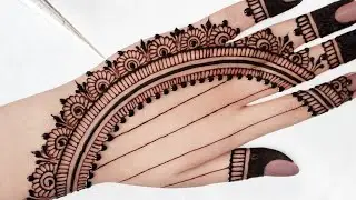 So simple beautiful & trending mehndi design | Very pretty unique style mehandi | henna design