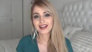 Glittery Green Make up Tutorial !!! Lana Rose !!!Mo Vlogs