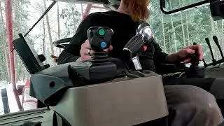 Rückfahreinrichtung Joystick Lenkung Case Vestrum Forsttraktor