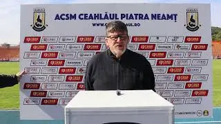 Antrenorul principal al nemțenilor Cristian Pustai