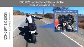 Распаковка и тестирование Kriega US 20 Drypack на Aprilia Tuono V4 RSV4 2021-2022 годов выпуска