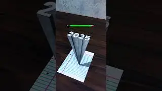 easy 2025 3d drawing tutorial A step-by-step guide for beginners #3d #3dart #3ddrawing #fyp #foryou