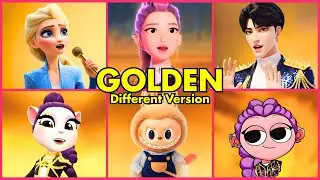 Song 'GOLDEN Huntr/x Through Different Versions ~ Guess The Song Golden KPOP DEMON HUNTERS !