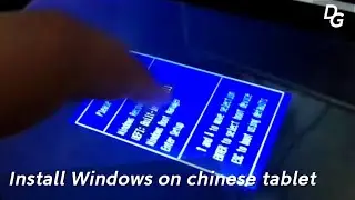 How to format and install Windows on Chinese tablet on easy and fast way