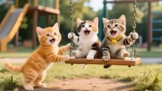 Mama Cat's Relaxing Day, Genzo And Tubby Cat's Unexpected Reunion 🐾 #catvideos 