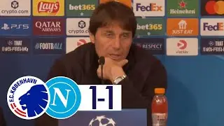 CONTE in conferenza stampa post-partita 🎙️ Copenaghen Napoli 1-1
