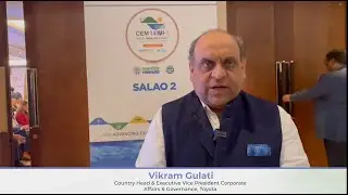 Exclusive: Toyota's India Vision with Vikram Gulati at 14th CEM, Goa